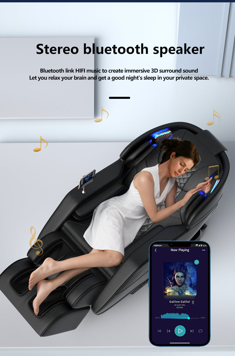 Massasjestol 8D - Zero Gravity og Varmeterapi - Model S9C