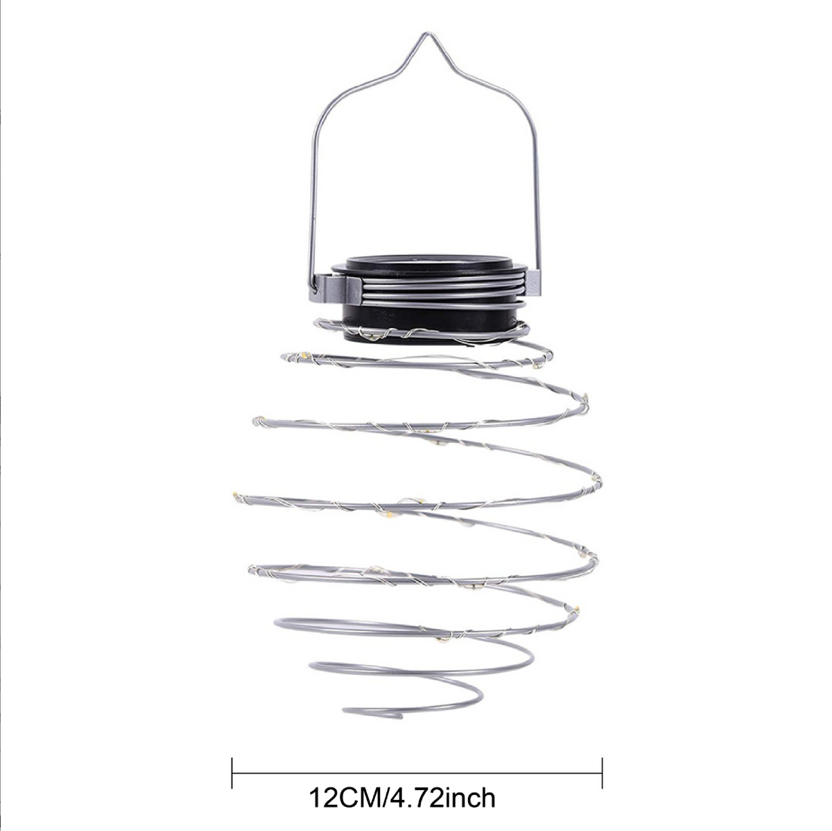 Solar Spiral hengelampe – 16 LED med varmt lys
