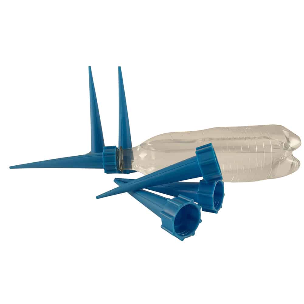 Selvvannende PET-flaske for potteplanter/senger – pakke m/6 stk.