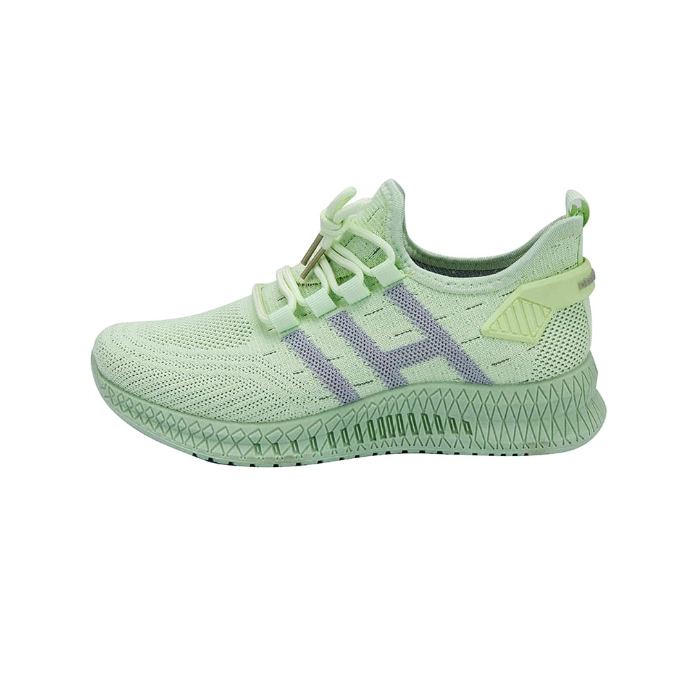 Løpesko/Sneakers for kvinner, pustende og med optimal støtdemping - grønn -