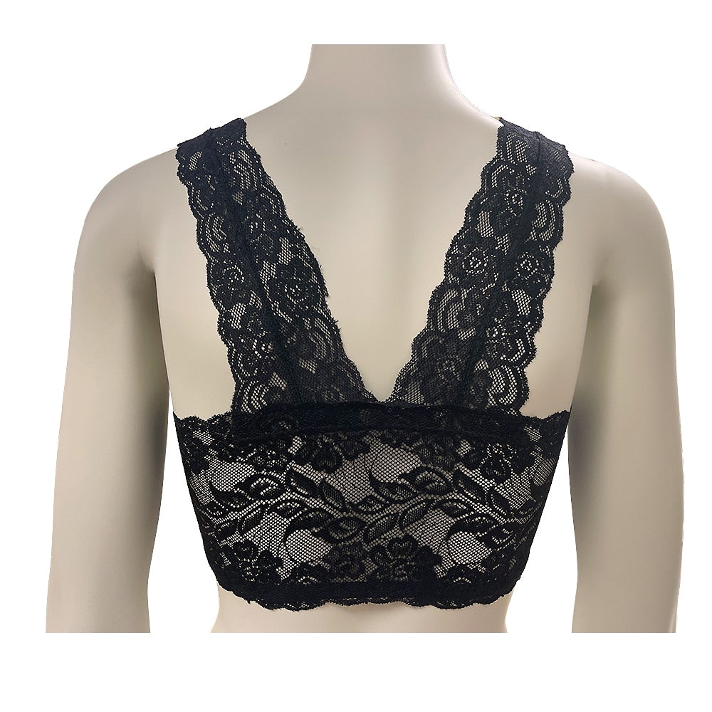 Lace Comfort-BH (3 stk. i 3 farger uten bøyle)