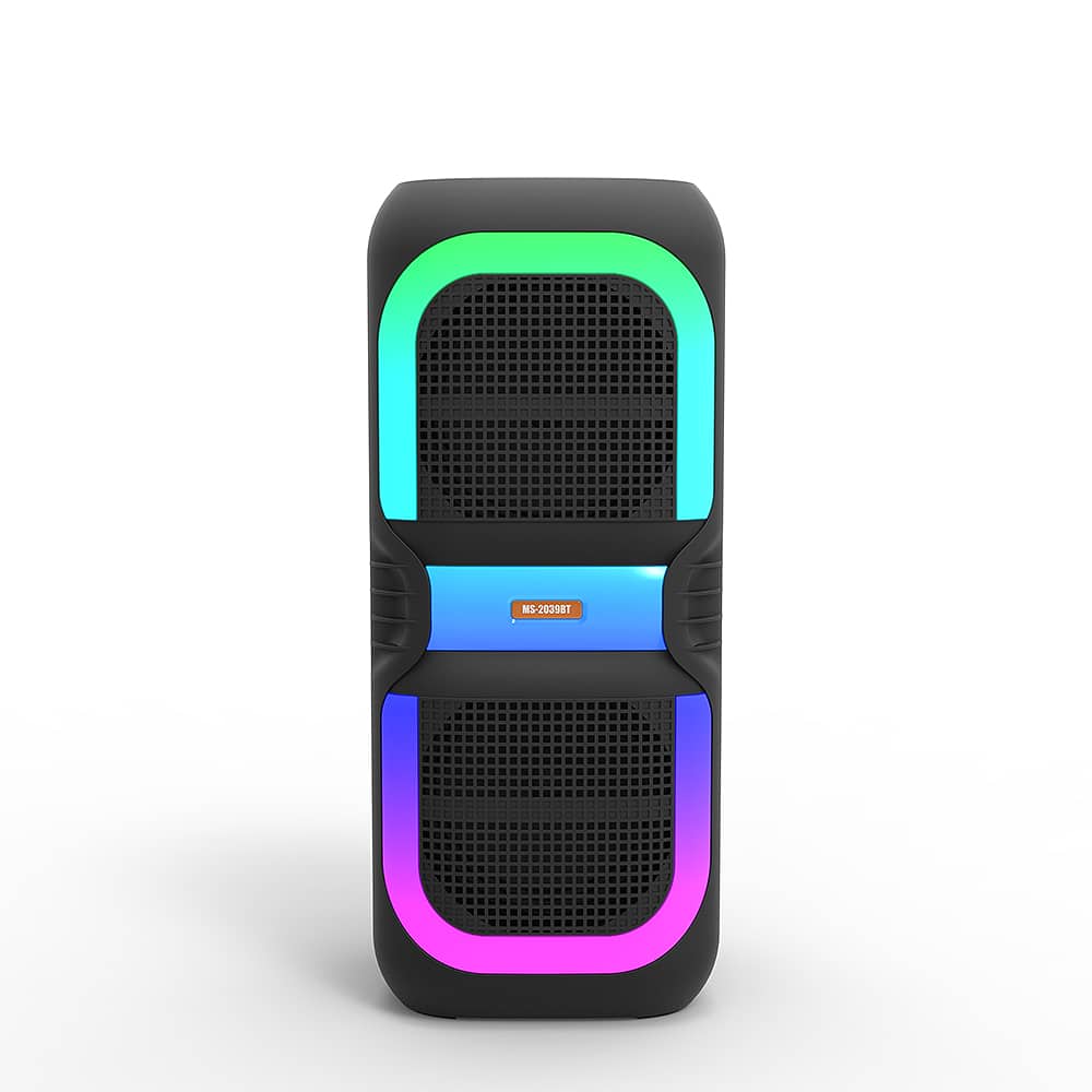 Bluetooth-høyttaler med RGB-lys, FM-radio og mikrofon