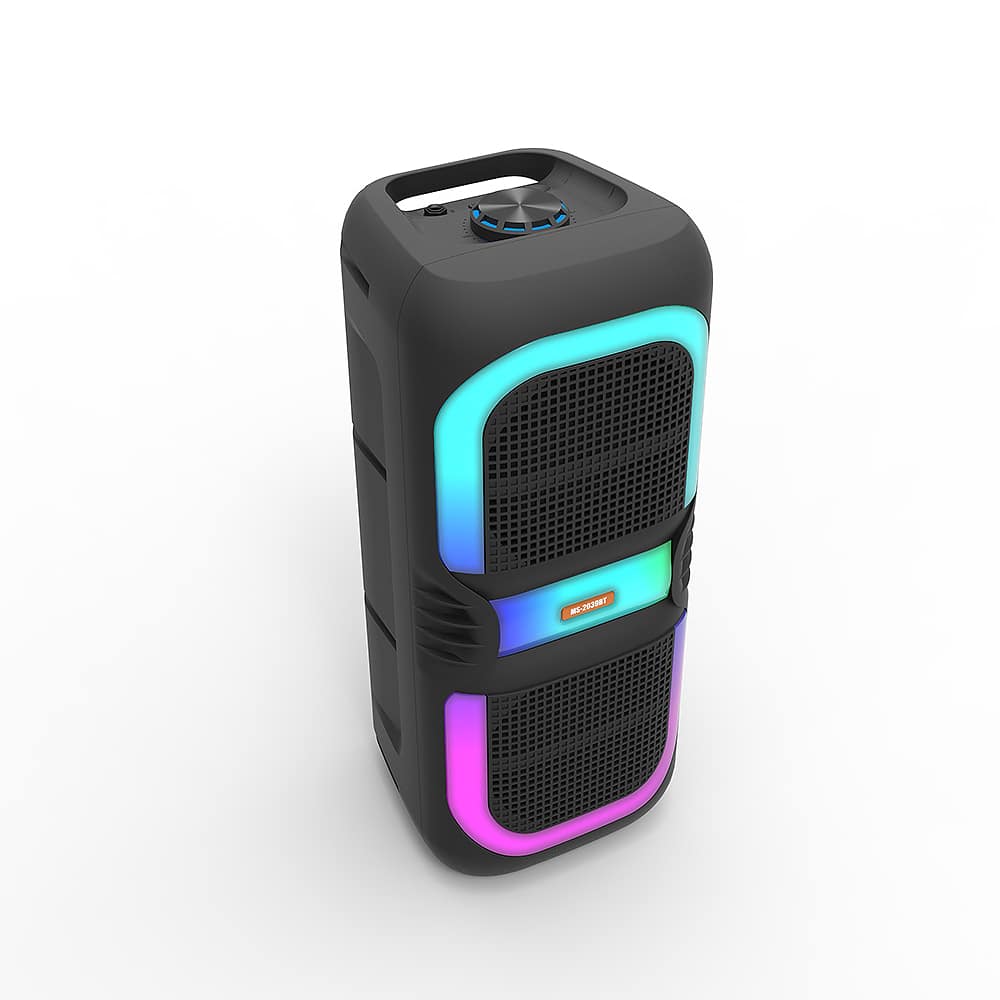Bluetooth-høyttaler med RGB-lys, FM-radio og mikrofon