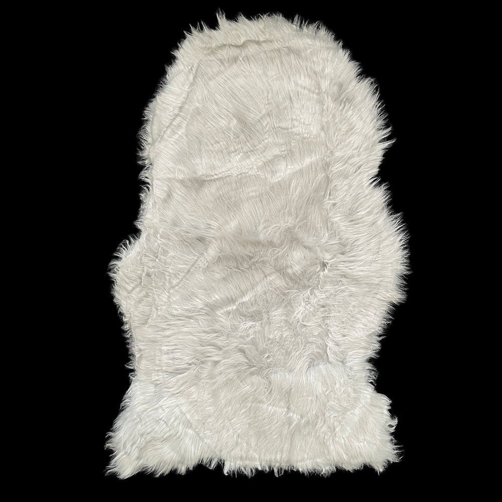Myke, fargerike faux fur-minitepper