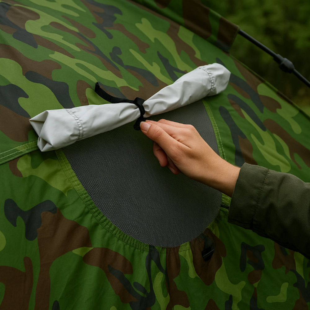 Quick-Up Kamuflasjetelt for 3–10 personer