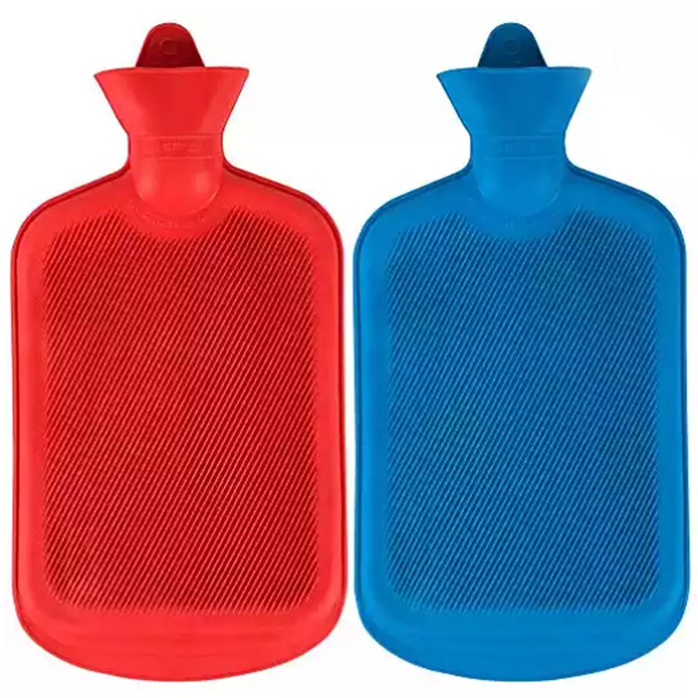 Varmeflaske 2 Liter – Rød eller Blå