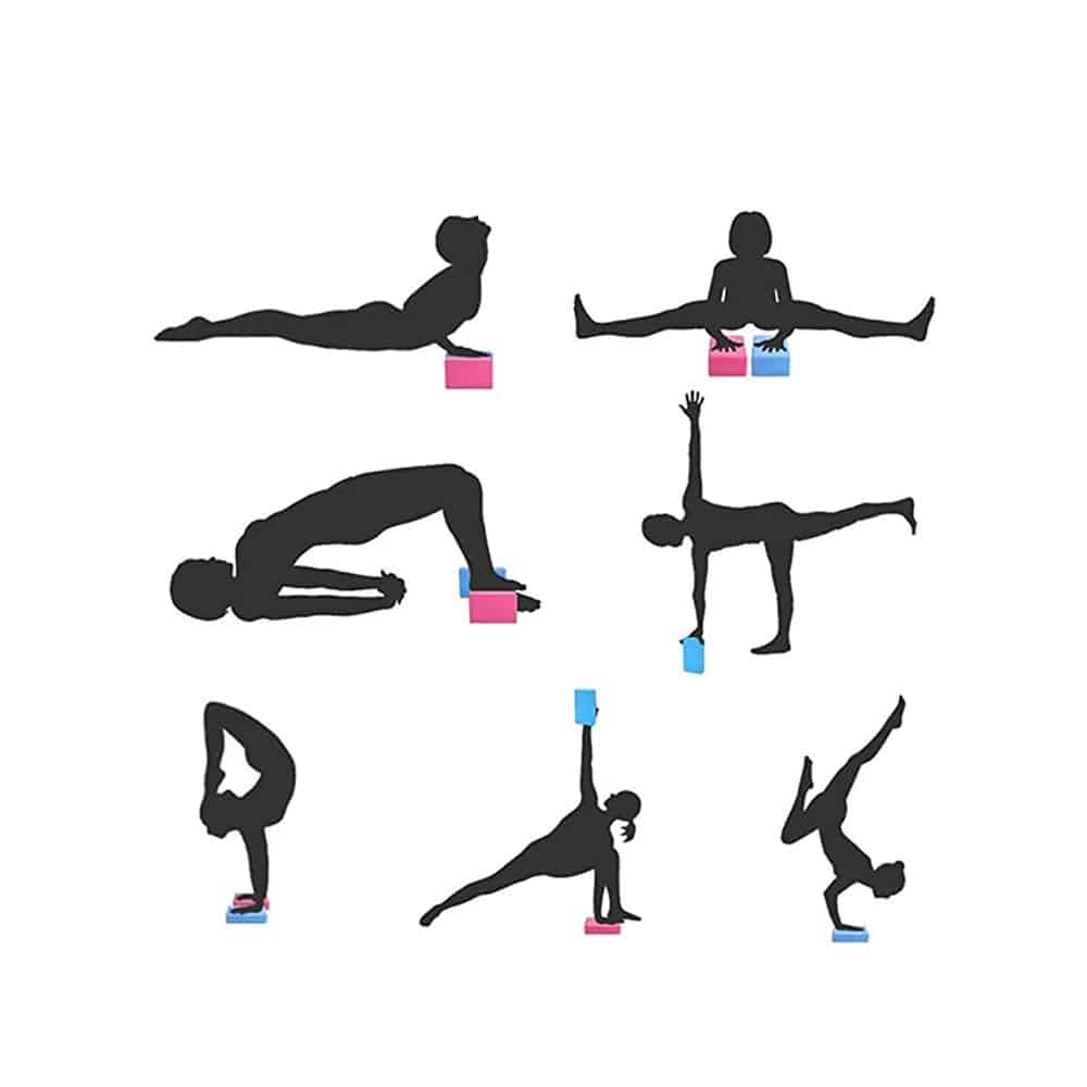 Yogablokk med avrundede kanter & hjørner for bedre komfort
