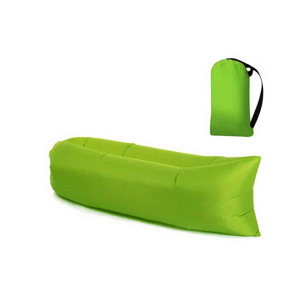 Air Bean oppblåsbar liggestol/liggesekk til strand, hage eller festival