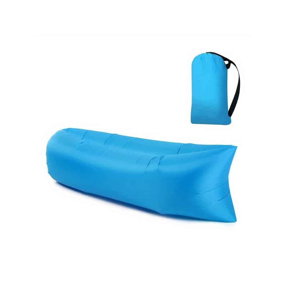 Air Bean oppblåsbar liggestol/liggesekk til strand, hage eller festival