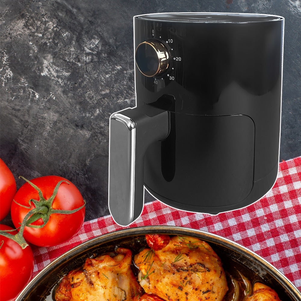 Airfryer 2,0 liter (lavfett: grille, bake, steke og fritere)