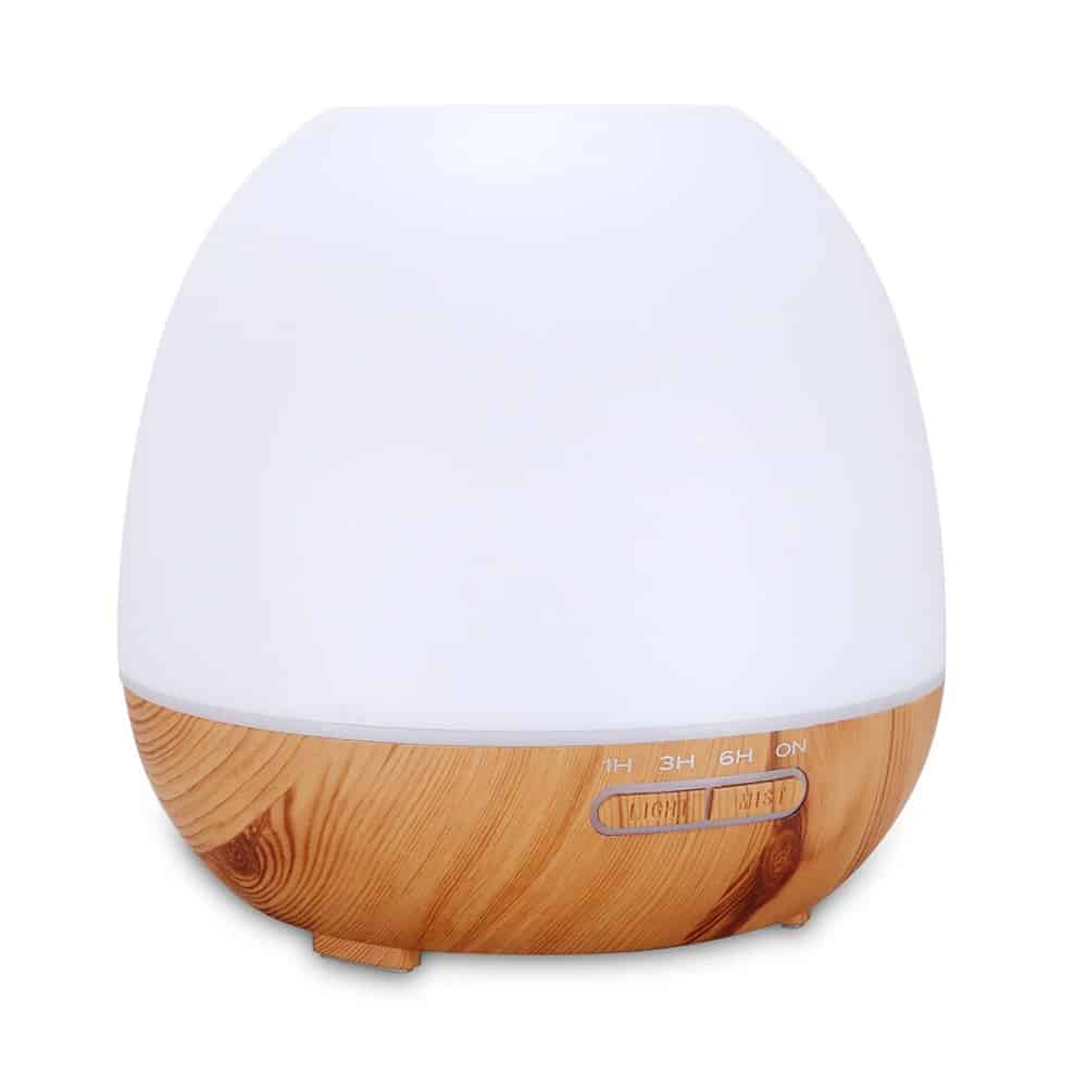 Aroma Diffuser 400 ML m/fjernkontroll - Stilren og vakker – 2 farger -