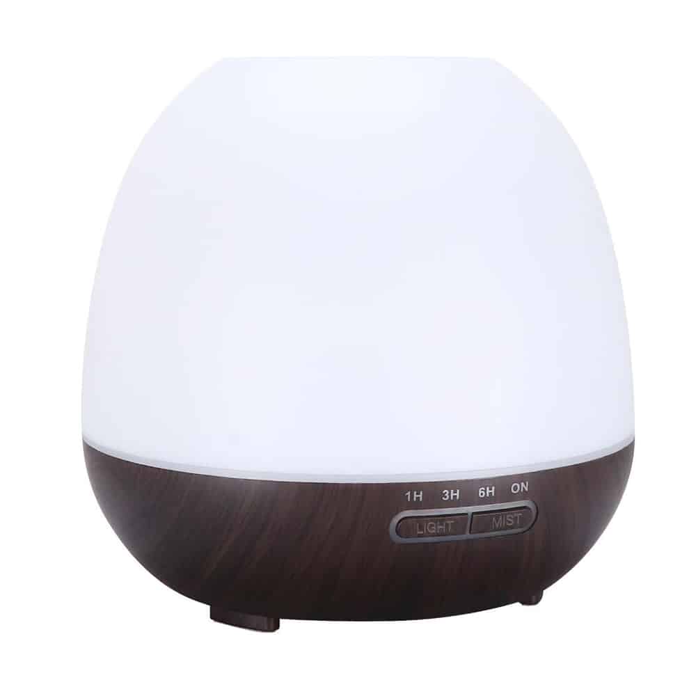 Aroma Diffuser 400 ML m/fjernkontroll - Stilren og vakker – 2 farger -