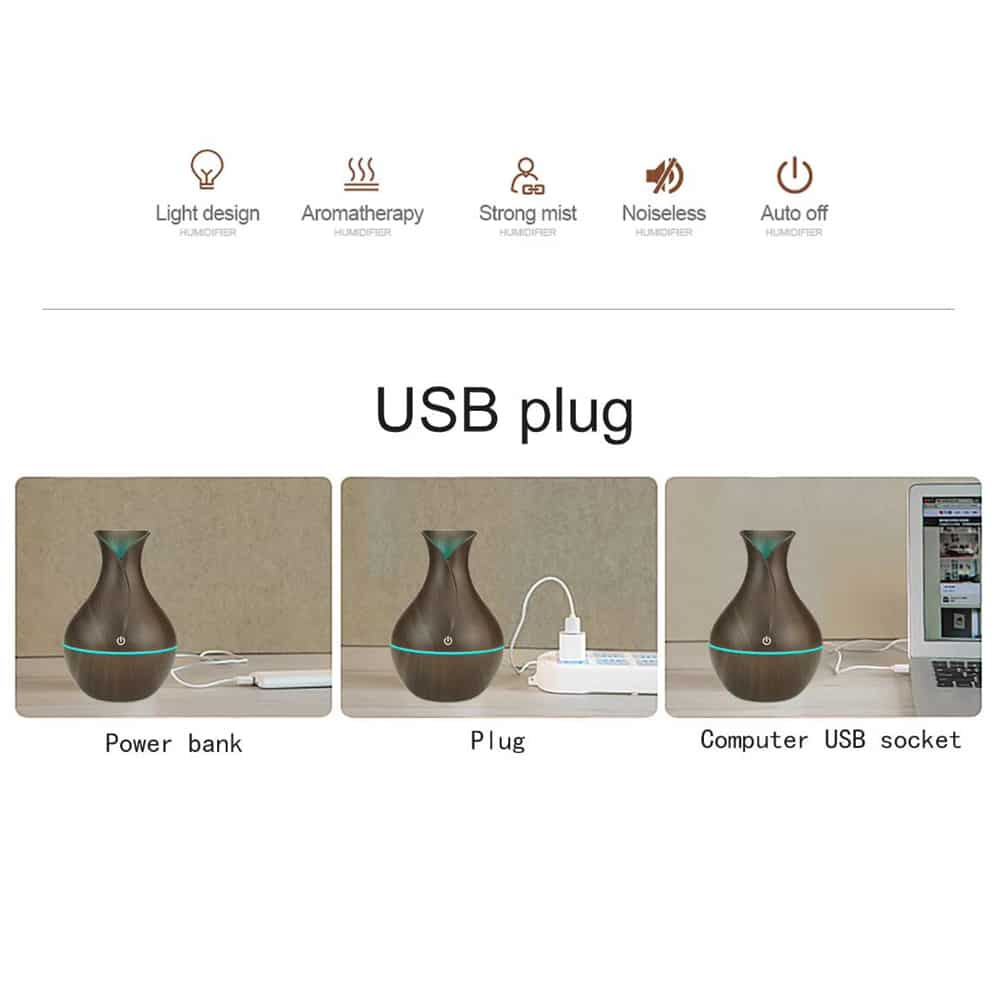 Aroma Diffuser – 130 ml med elegant design