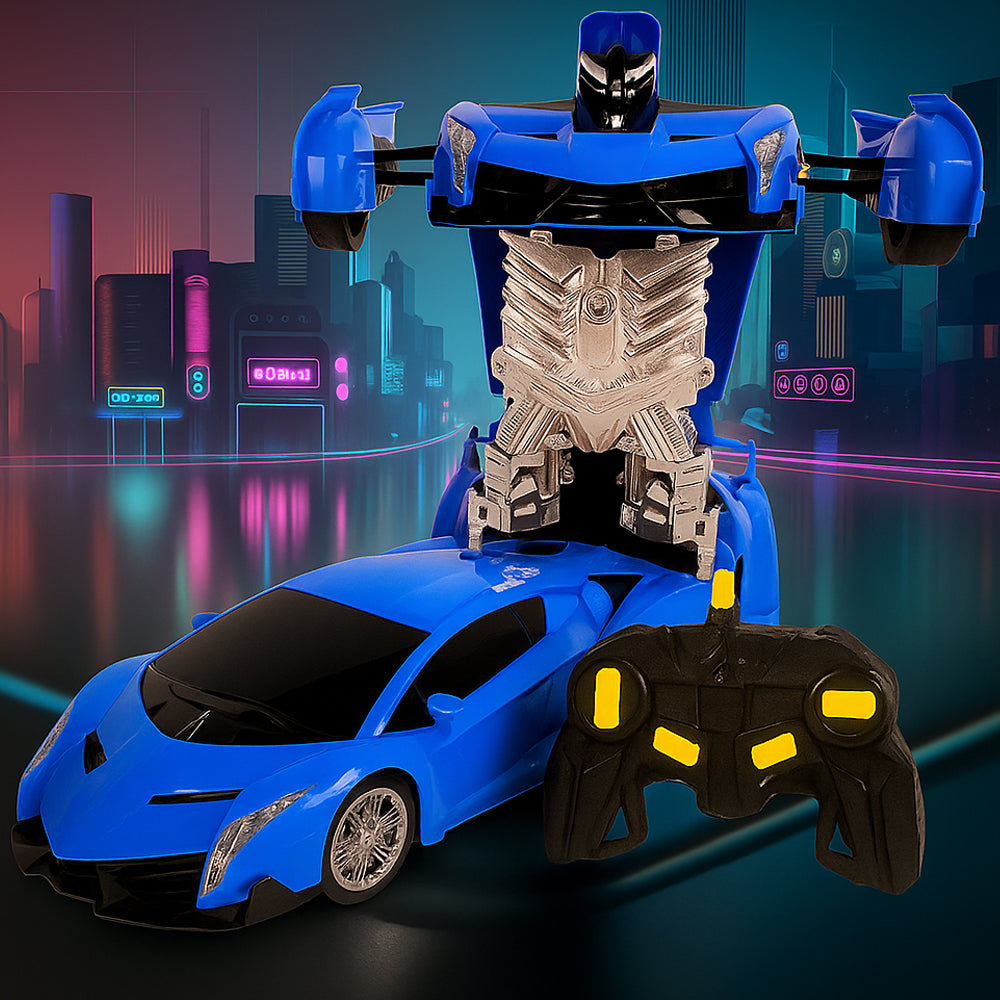 Fjernstyrt Transformer Bil med Lyd- og Lyseffekter