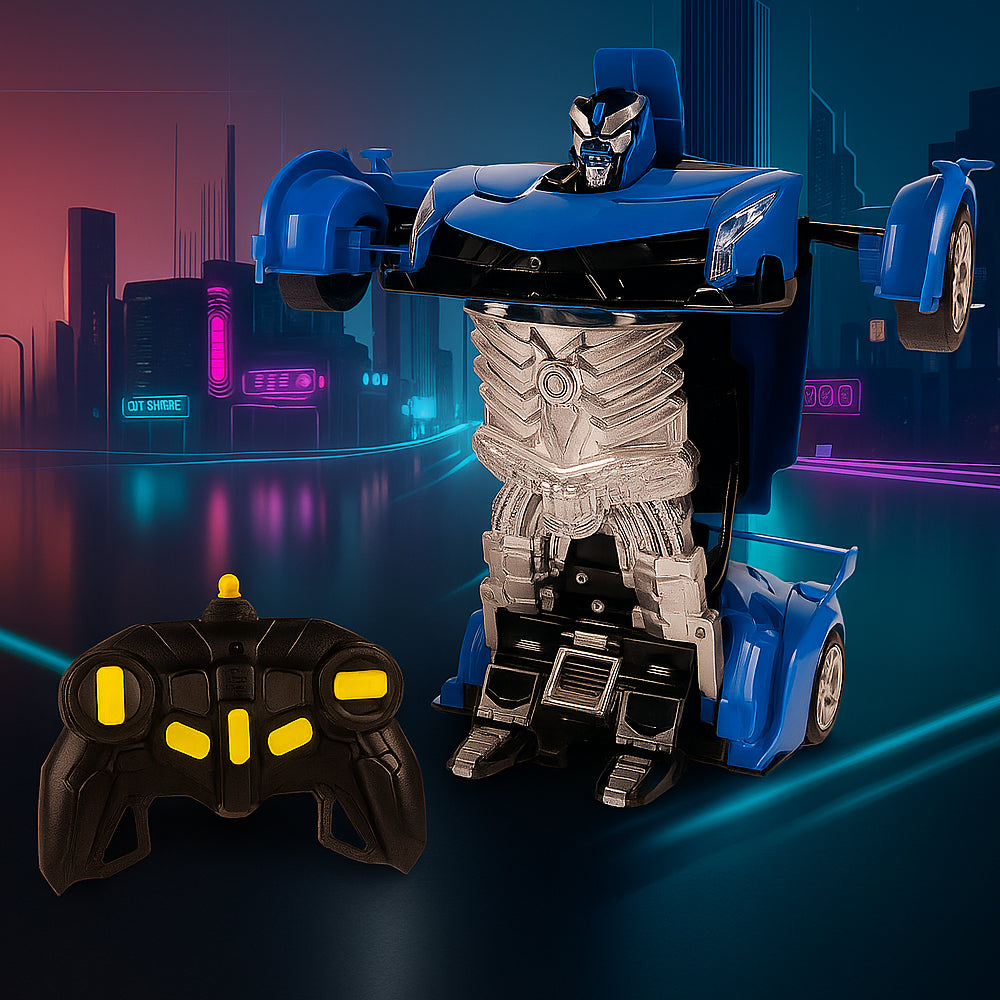 Fjernstyrt Transformer Bil med Lyd- og Lyseffekter
