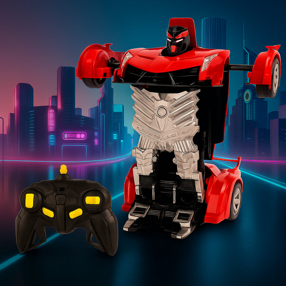 Fjernstyrt Transformer Bil med Lyd- og Lyseffekter
