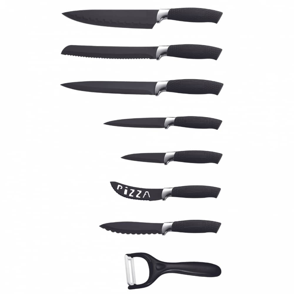 Knivsett (7 deler + skreller) Royalty Line m/marmorbelegg