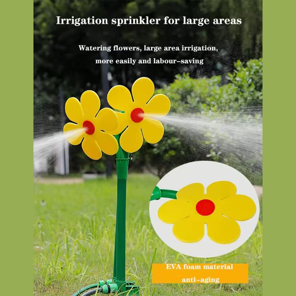 Blomstformet sprinkler - dekorativ og effektiv