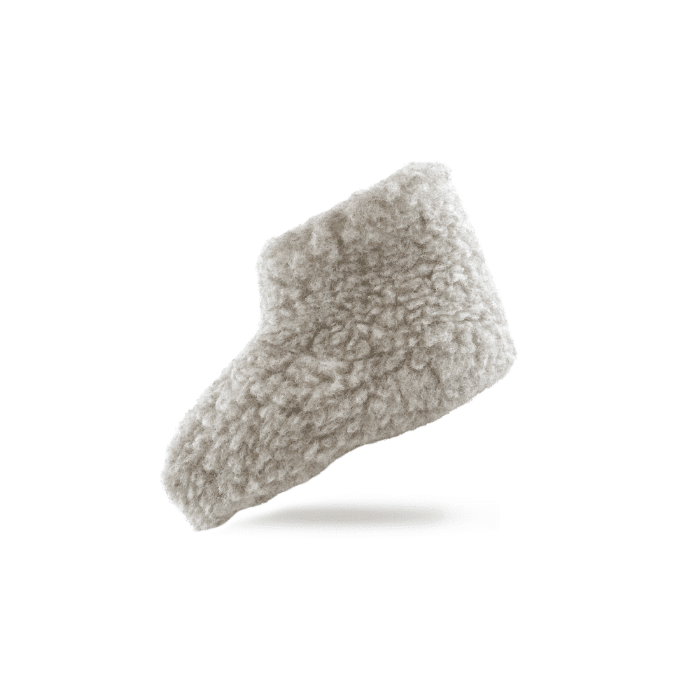 Fluffy Uldstøvle (100% ren uld) - Model Grå