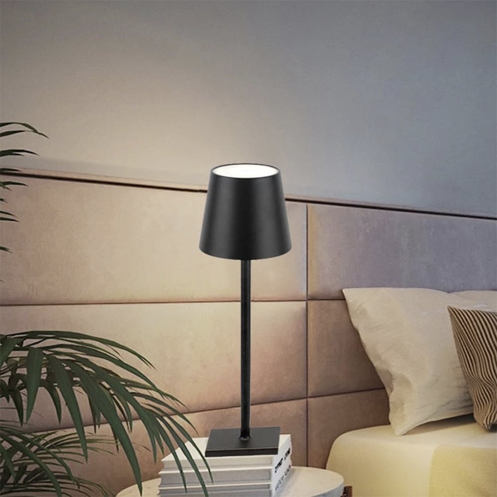 Bordlampe LED med touch - ledningsfri - 4 farger