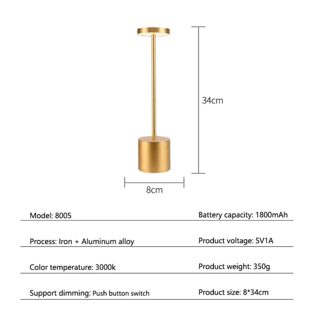 LED Bordlampe – Moderne og Minimalistisk