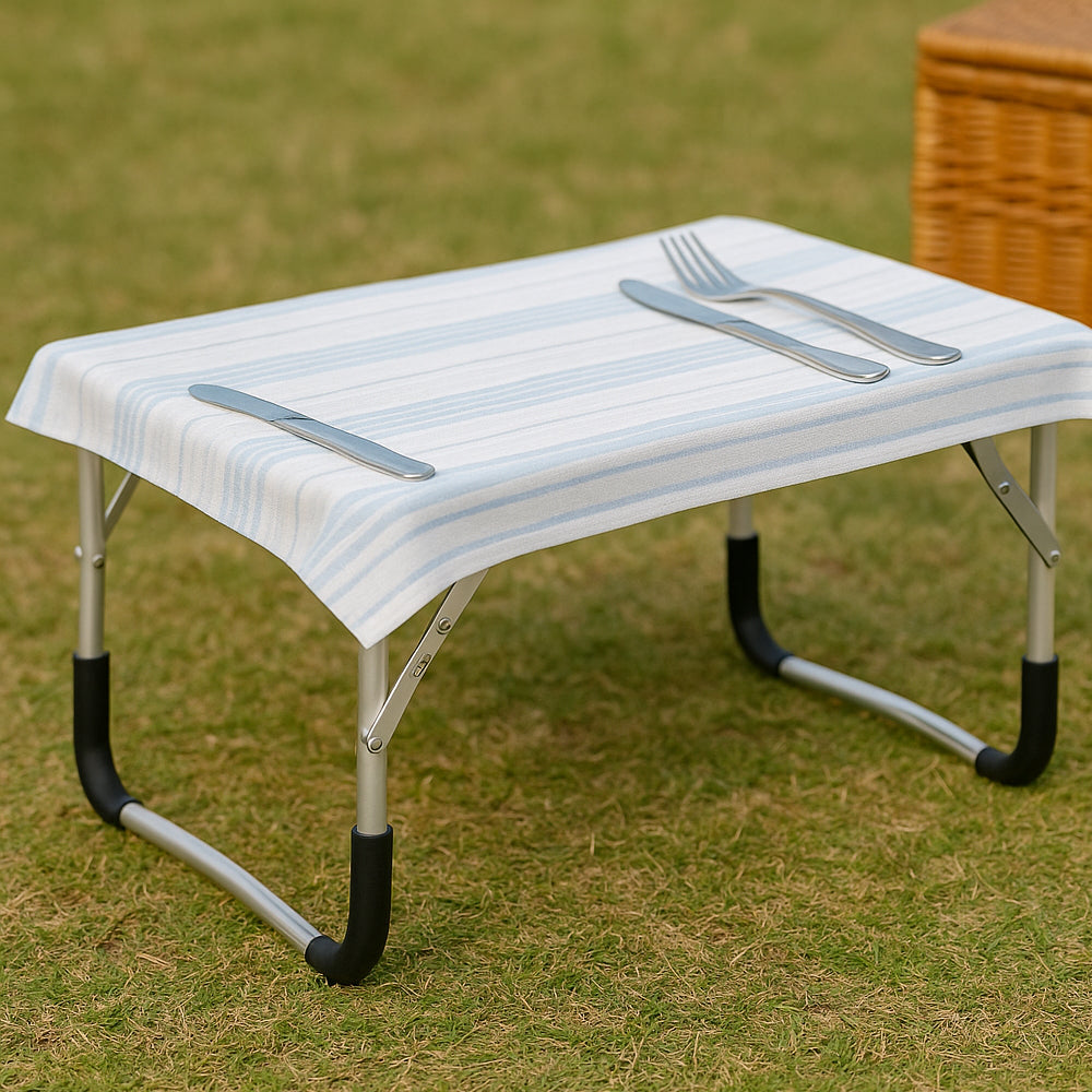Sammenleggbart lettvekts campingbord i aluminium