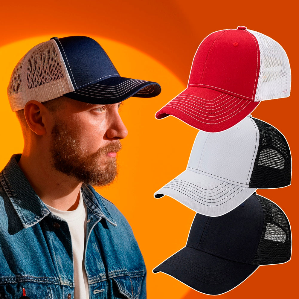 Trucker-caps – i 4 farger!