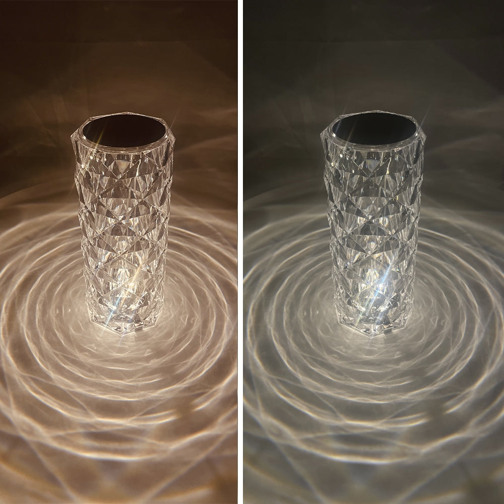 Krystal – Bordlampe m/berøringsfunksjon