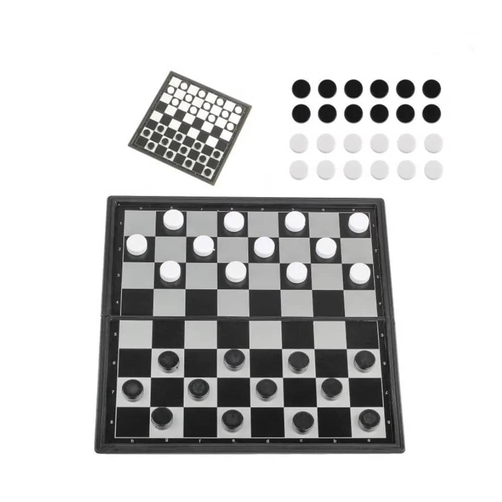 Dame – Magnetisk Spill for Reiser og Hjemmebruk