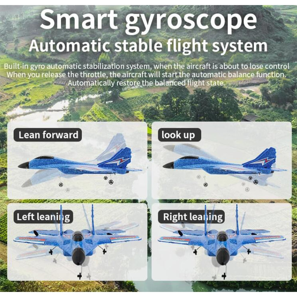 Fjernstyrt Drone/Fly med Gyroskop - Modell MI 29 - Blå eller Rød -