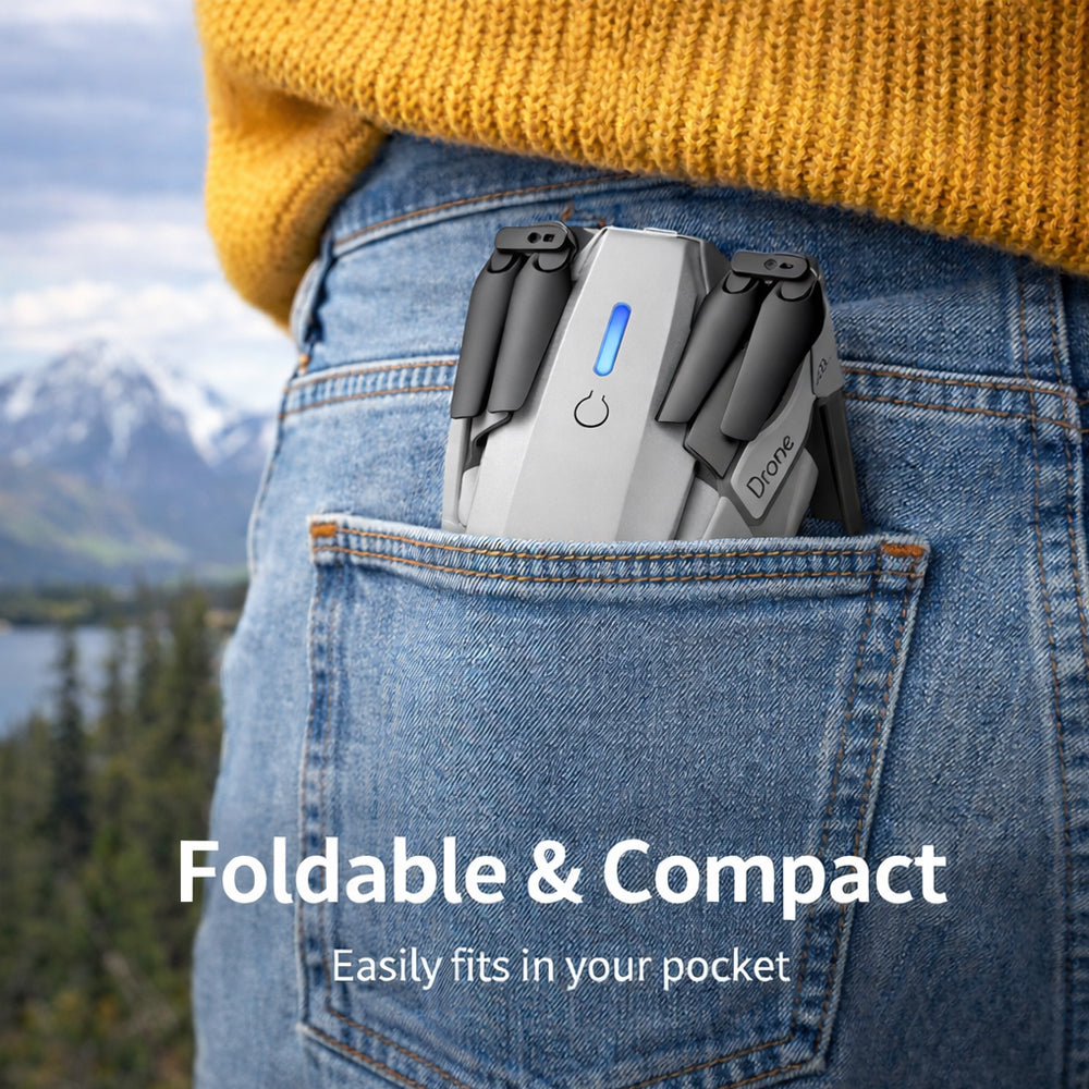 Sammenleggbar Drone 4K med/uten kamera