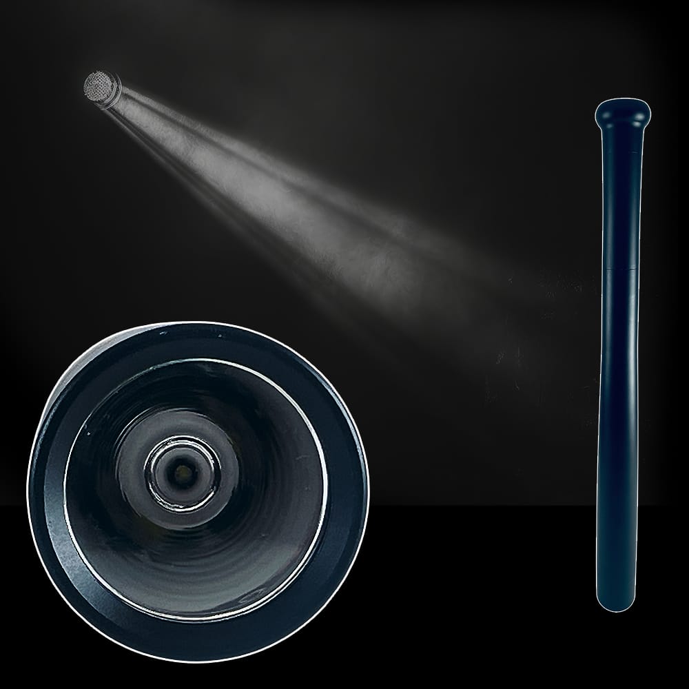 Kraftig lommelykt 1.000 lumen - Aluminiumslegering - Baseball design -