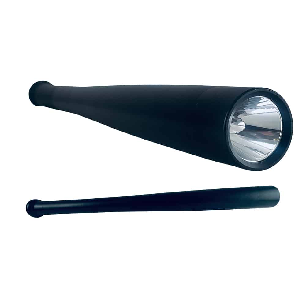 Kraftig lommelykt 1.000 lumen - Aluminiumslegering - Baseball design -