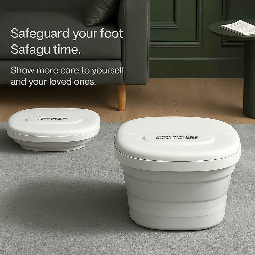 Sammenleggbart fotspa – Kraftig varme og dyp massasje