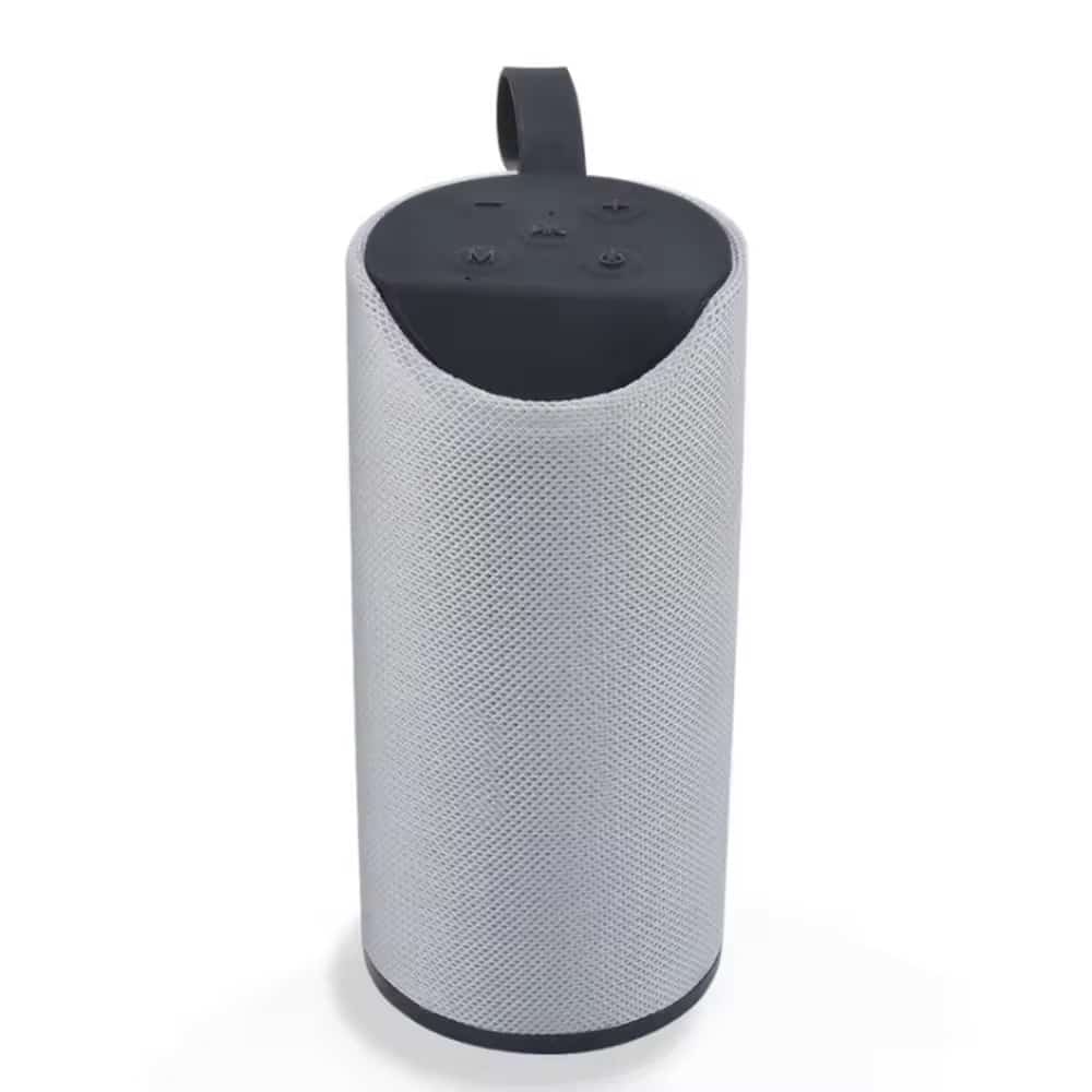 Bluetooth-høyttaler 5W med subwoofer og stoffdesign