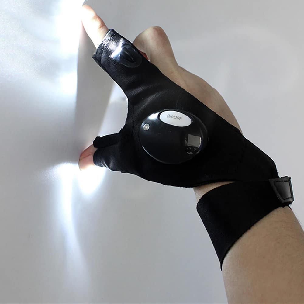 Hansker med innebygget LED-lys