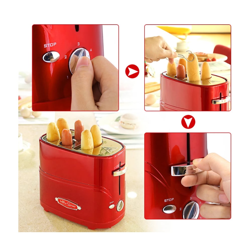 Retro Pop-Up Hot Dog Toaster