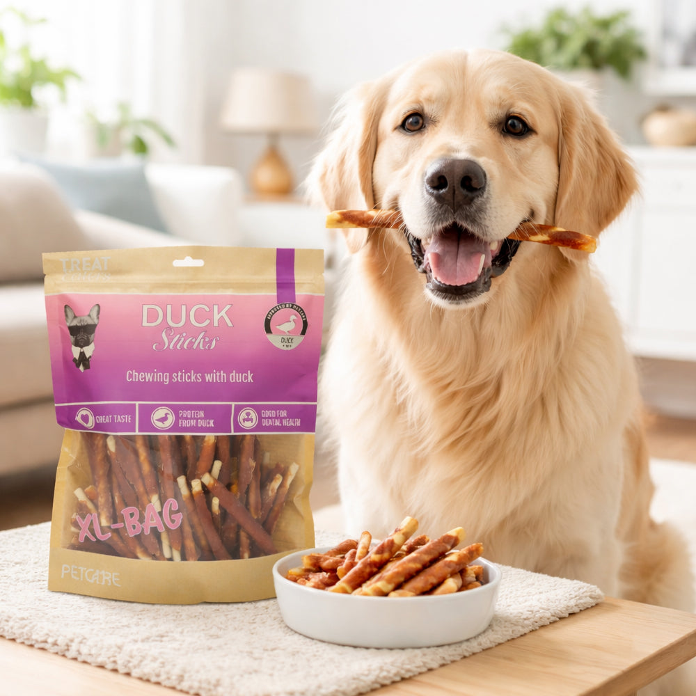 Treateaters Duck Sticks 1000 g (skånsomme tyggestenger til hunder)