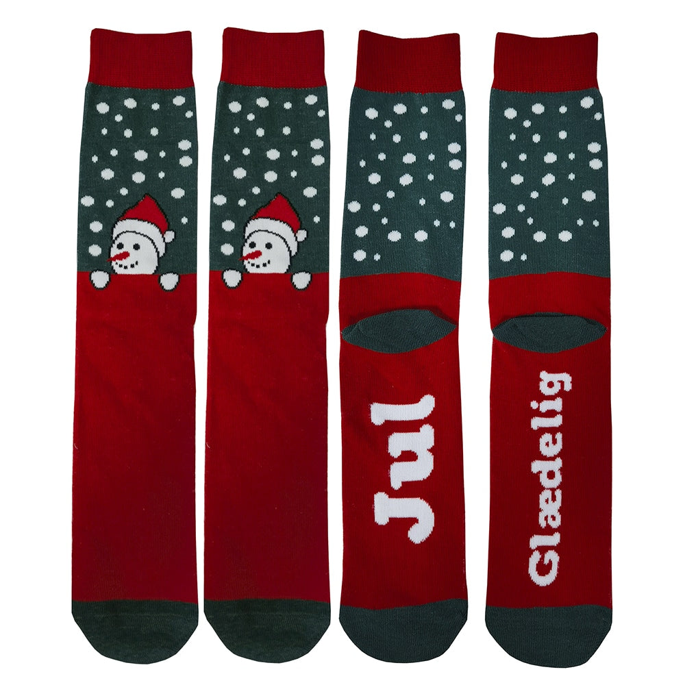 Julestrømper 5 par i ulike motiver og farger