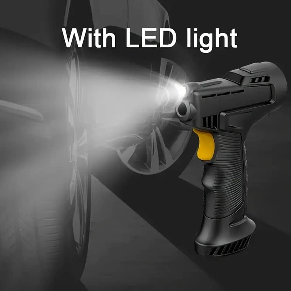Luftkompressor med LED-lys