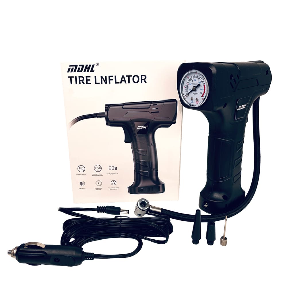 Luftkompressor med LED-lys