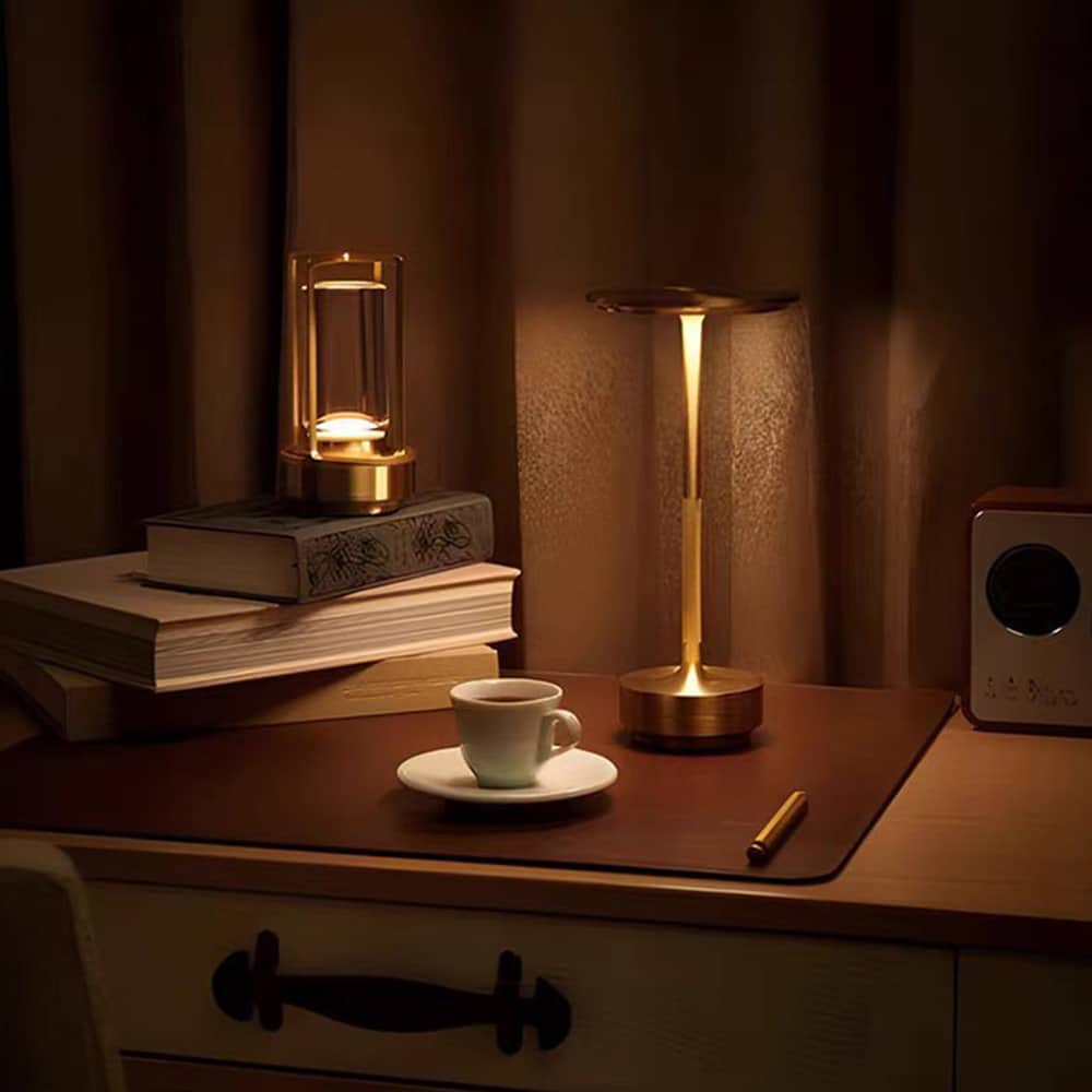 Bordlampe LED m/touch & oppladbar funksjon
