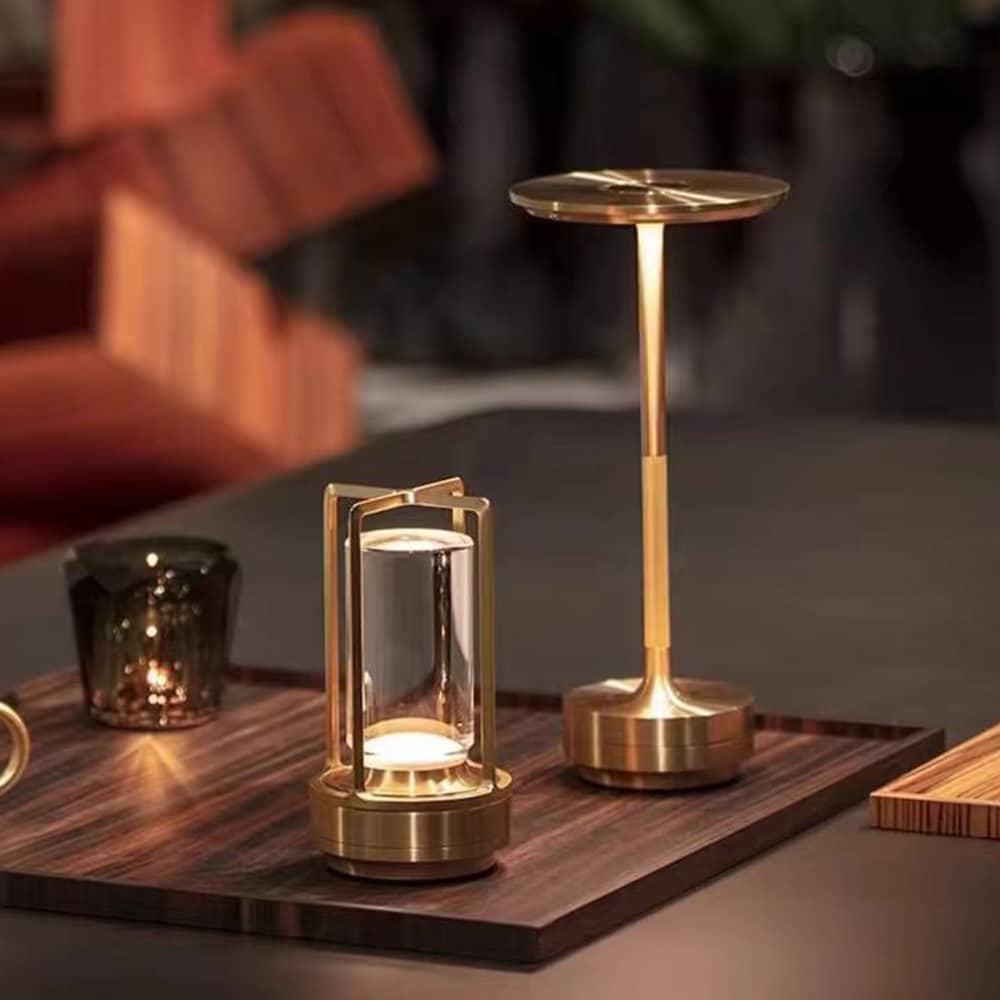 Bordlampe LED m/touch & oppladbar funksjon