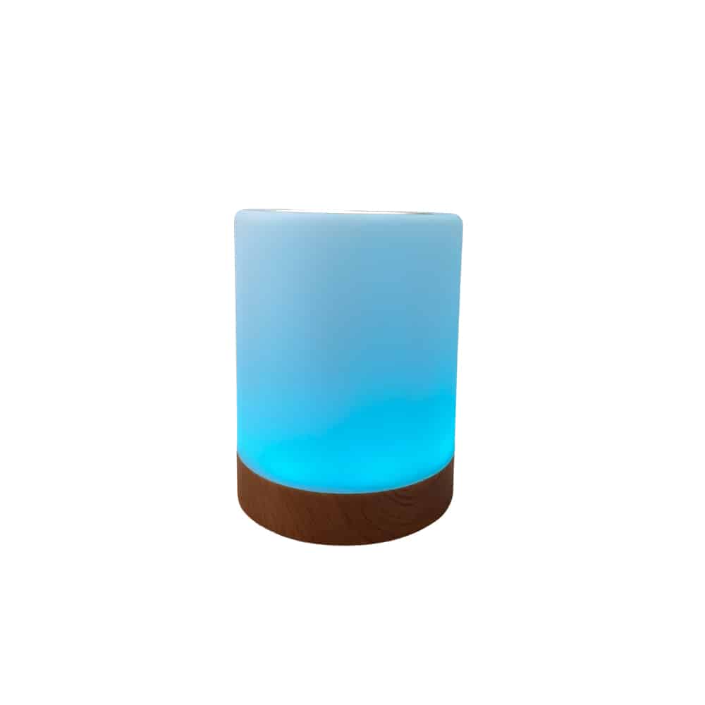 Dimbar LED-Bordlampe m/touch & RGB fargeskift