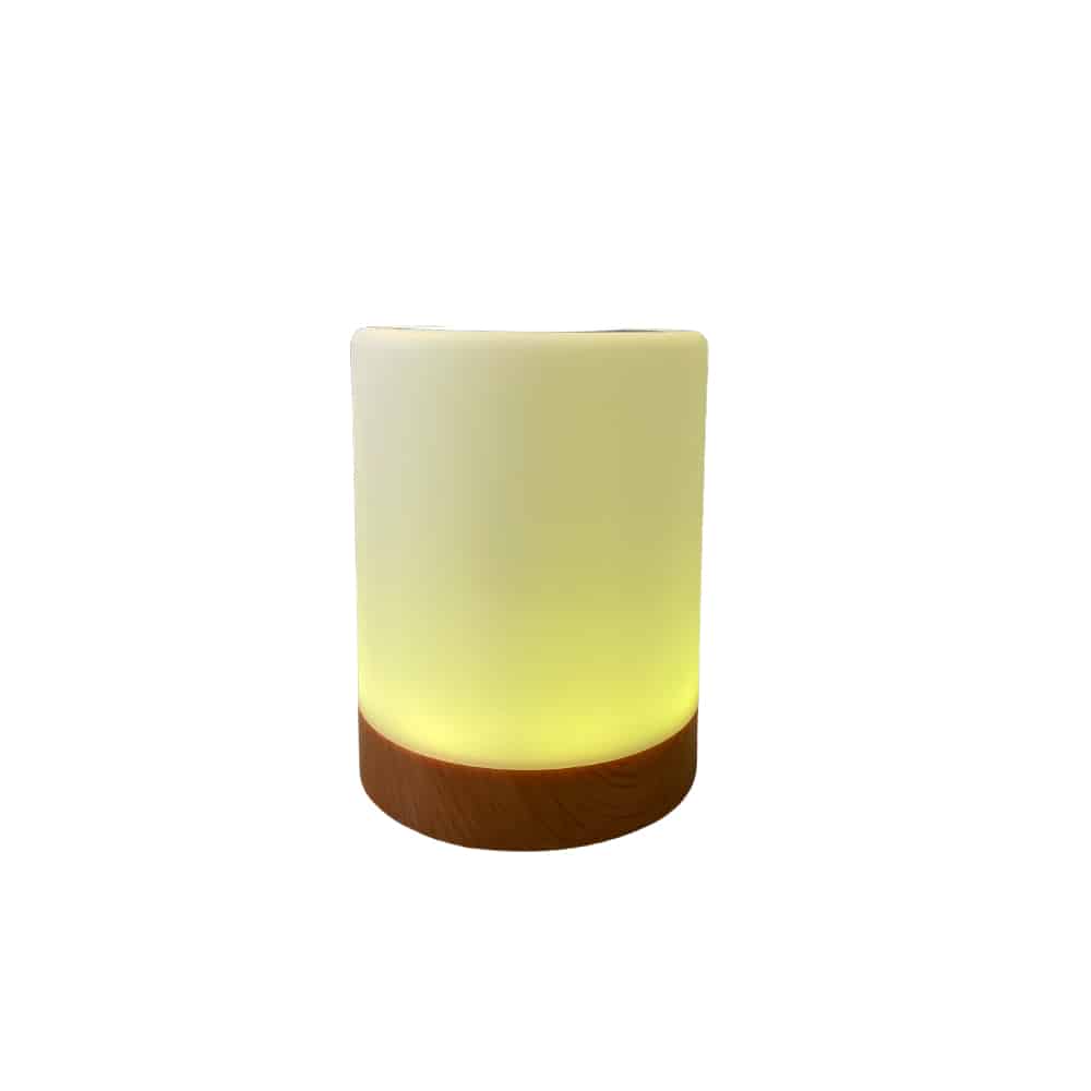 Dimbar LED-Bordlampe m/touch & RGB fargeskift