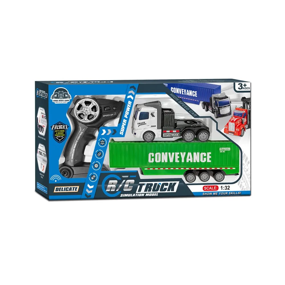 Fjernstyrt lastebil med tilhenger 1:48 - modell "Fuel-Tank" eller "Conveyance" -
