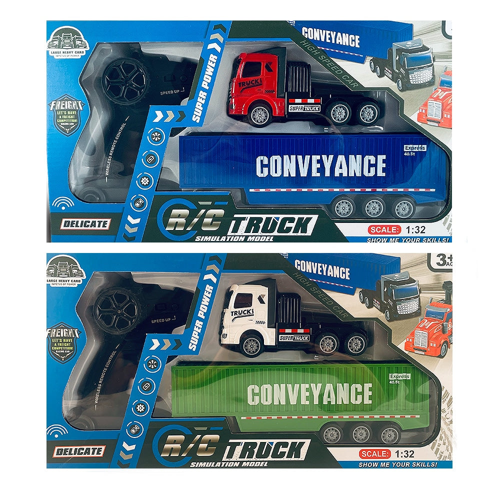 Fjernstyrt lastebil med tilhenger 1:48 - modell "Fuel-Tank" eller "Conveyance" -