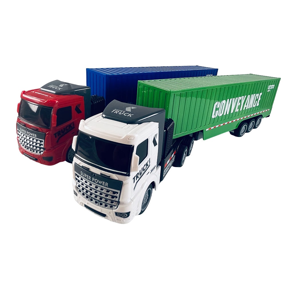 Fjernstyrt lastebil med tilhenger 1:48 - modell "Fuel-Tank" eller "Conveyance" -