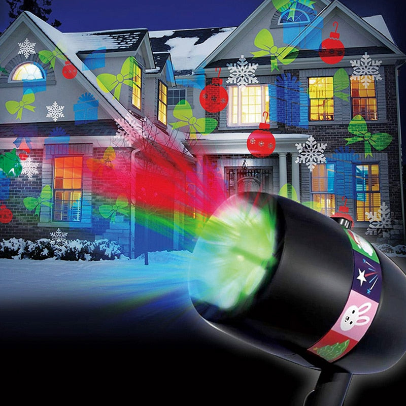 Magic Light-projektor m/12 utskiftbare motiver