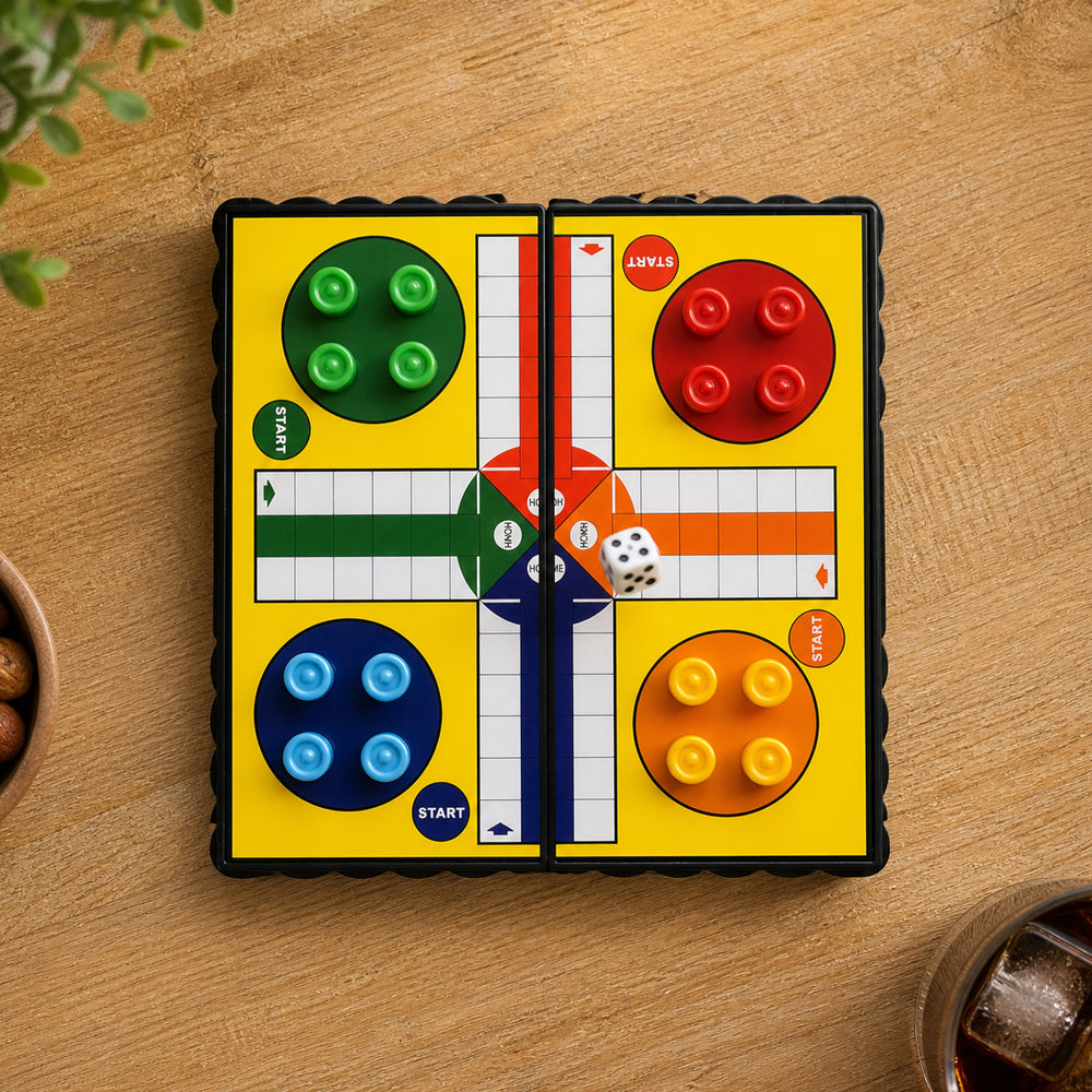 Ludo Reisespill – med magnetbrikker